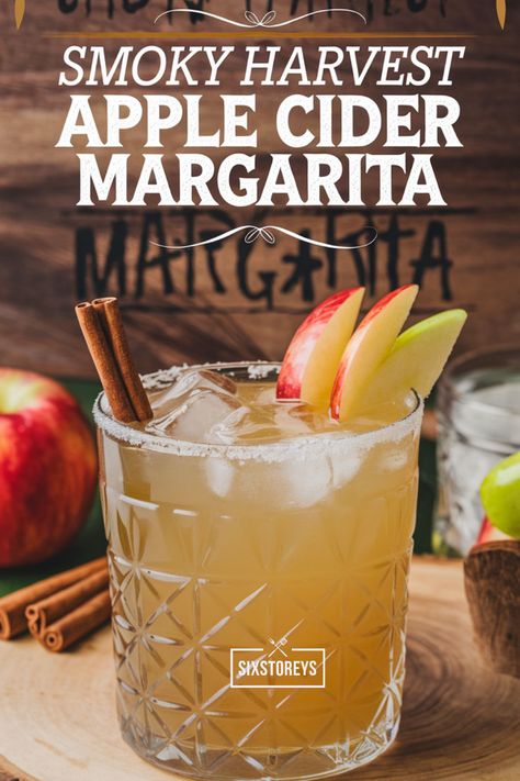 Smoky Harvest Apple Cider Margarita Recipe Cider Margarita Recipe, Fall Drinks Alcohol, Apple Cider Margarita, Cider Margarita, Fall Recipes Pumpkin, Best Drink, Cocktail Drinks Alcoholic, Fall Recipes Healthy, Yummy Alcoholic Drinks