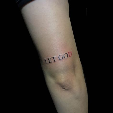 My very first tattoo by Jhay Colis. Cute Godly Tattoos, God Tattoos For Men Small, Protect Your Peace Tattoos For Women, Gods Got Me Tattoo, Go Deeper Tattoo On Back, All Glory To God Tattoo, He Would Love First Tattoo, Our Father Prayer Tattoo, He Loved Me First Tattoo