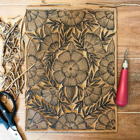 Linoleum Patterns, Linoleum Printmaking, Woodcut Art, Linoleum Block Printing, Linoleum Print, Linocut Printmaking, Lino Art, Hand Carved Stamps, Linoleum Block