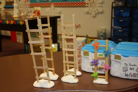 Hands On Bible Teacher: Jacob Dreams Of A Ladder Church Youth Activities, Toddler Bible Lessons, Toddler Bible, Sunday School Projects, Life Of Jesus Christ, Bible Activities For Kids, Bible Story Crafts, Bible Teacher, Sunday School Crafts For Kids