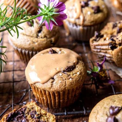 Blender Peanut Butter Chocolate Chip Zucchini Muffins - Half Baked Harvest Butter Zucchini, Banana Zucchini Muffins, Zucchini Chocolate Chip Muffins, Half Baked Harvest Recipes, Chocolate Zucchini Muffins, Peanut Butter Muffins, Peanut Butter Banana Muffins, Kids Baking, Coconut Bread