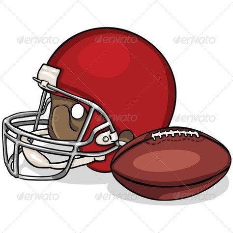 Vector Ball and Helmet for Rugby Competition Drawing, Painting Football, Rugby Ball, Football Ball, Sports Logos, Information Graphics, Football Logo, Window Painting, Portrait Illustration