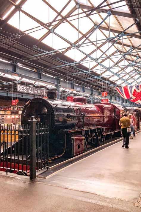 National Railway Museum York, Uk Aesthetic, Train Museum, London Wallpaper, York Uk, Steampunk Aesthetic, National Railway Museum, Caravan Holiday, York England