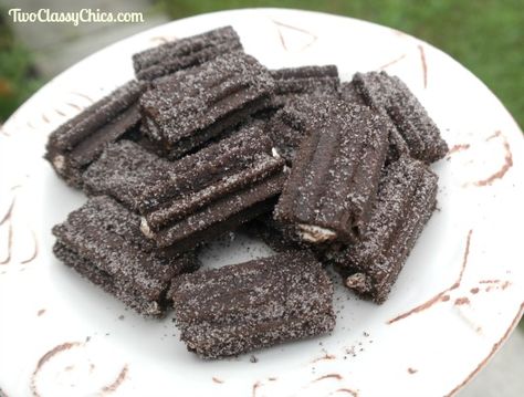 OREO Churros with Creme Filling Oreo Churros, Creme Filling, Classy Chic, Jerky, Meat Jerky, Oreo, Snacks, Meat