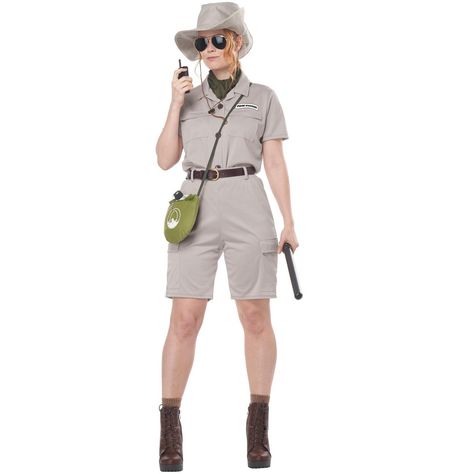 Zoo Keeper Costume Women, Zoo Keeper Costume, Scientist Costume, Career Costumes, Zoo Outfit, Safari Costume, Halloween Costume Puns, Box Costumes, California Costumes