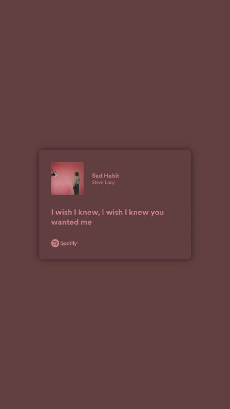 Wish I Knew You Wanted Me, I Wish You Knew, I Want You Quotes, Wish It Was Me, Want You Quotes, Spotify Quotes, Healing Reflexology, Memories Art, Meaningful Lyrics