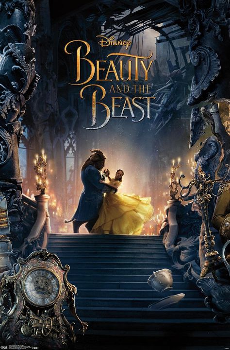 Bueaty And The Beast, Disney Beast, Disney Poster, 2017 Wallpaper, The Beast Movie, Beauty And The Beast Movie, Dan Stevens, Disney Posters, Film Disney