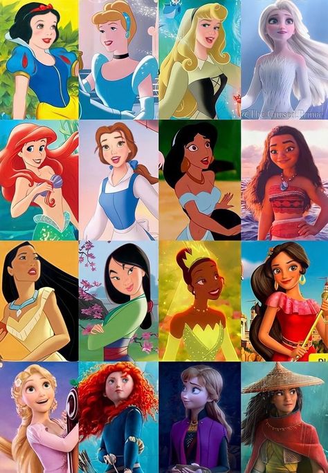 Disney Princess Lineup, Anastacia Disney, Princess Artwork, Walt Disney Princesses, Princess Images, Official Disney Princesses, Disney Princess Cartoons, Image Princesse Disney, Disney Princess Characters