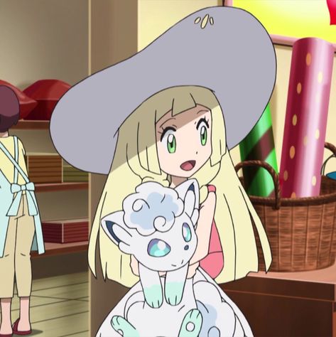 Lillie Pokemon Pfp, Lily Pokemon, Lillie Pokemon, Alolan Ninetales, Alolan Vulpix, Pokemon W, Trainers Girls, Pokemon Alola, Pokémon Stuff