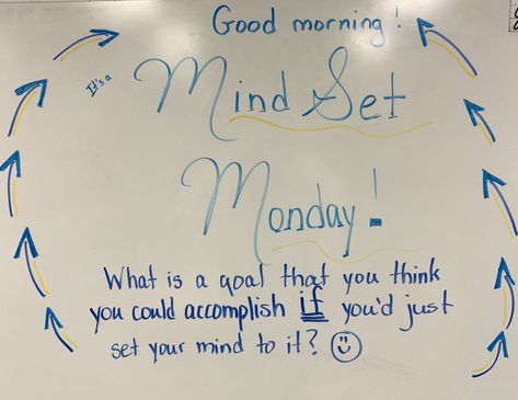 Mindful Monday Classroom, Employee Engagement Board Ideas, Employee Engagement Board, Morning Questions, Whiteboard Prompts, Employee Engagement Activities, Whiteboard Messages, Daily Questions, Responsive Classroom