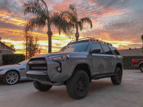 2017 Toyota 4Runner 5th Gen TRD PRO Cement Grey Offroading Overland Modifications Build List Cement Grey Grey 4runner, Ford Runner, Grey Cars, Toyota 4runner Trd Pro, 4runner Accessories, 2017 Toyota 4runner, Four Runner, 4runner Mods, 4runner Trd Pro