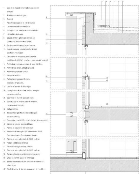 Vertical pivoting louvers on school, by BAAS [328] | filt3rs Vertical Louvers Facade Detail, Vertical Louvers Facade, Glass Louvers, Wall Section Detail, Curtain Wall Detail, Presentation Board Design, Concept Models Architecture, Facade Architecture Design, Mall Design