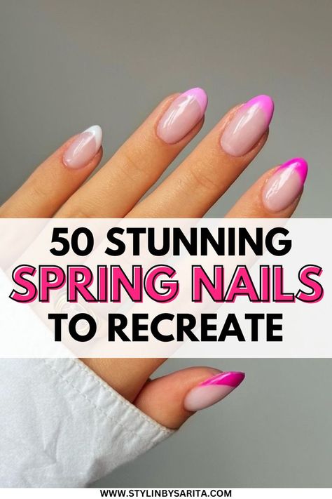 spring nails Gel Manicure Almond Shape, Spring Nails Almond Shape Short, Spring Oval Acrylic Nails, Spring Almond Shaped Nails, Prom Nails Acrylic Red, Summer Nails And Toes, Almond Shape Summer Nails, Spring Nails Pastel, Spring Vacation Nails