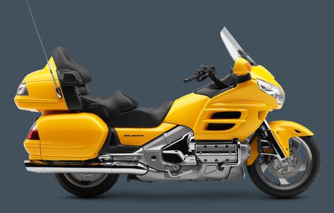 Gold Yellow Wing Classic Honda Motorcycles, Goldwing Motorcycles, Honda Cruiser, Touring Motorcycles, Jay Leno, Honda Goldwing, Motorcycle Wallpaper, Gold Wing, Used Bikes