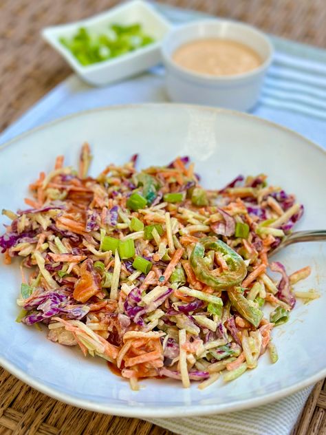 Buffalo Coleslaw Buffalo Coleslaw Joy Bauer, Joy Bauer Buffalo Chicken Slaw, Joy Bauer Buffalo Coleslaw, Buffalo Chicken Coleslaw, Buffalo Chicken Slaw Joy Bauer, Buffalo Chicken Slaw, Lunch Salads Ideas, Buffalo Coleslaw, Joy Bauer Recipes Healthy