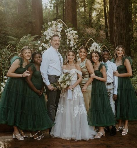 Enchanted Forest Wedding Dress, Forest Wedding Dress, Cottage Core Wedding, Twilight Wedding, Cottagecore Wedding, Summer Wedding Ideas, Forest Theme Wedding, Brooklyn And Bailey, Enchanted Forest Wedding