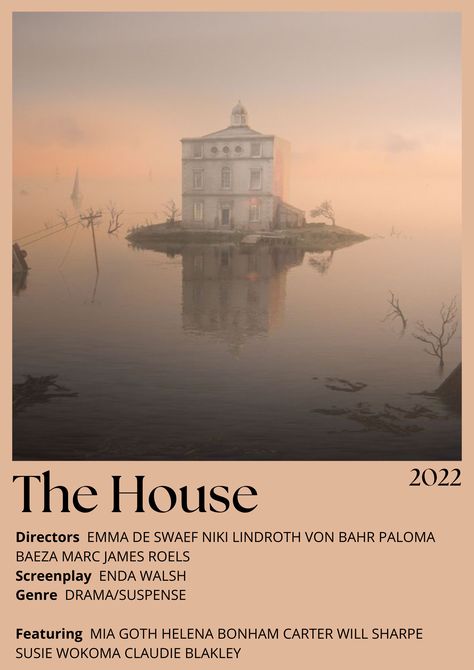 The House movie poster The House Stop Motion Movie, The House Netflix Movie, House Movie Poster, Arthouse Film, The House Movie, Museum Movie, Absolute Cinema, Weird Obsessions, Art House Movies