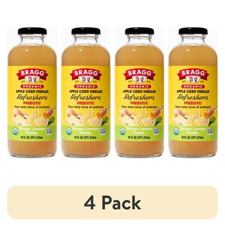 Enjoy a delicious twist on Bragg Organic Apple Cider Vinegar. Our Bragg Organic Ginger Lemon Honey Apple Cider Vinegar Refresher is a delicious and refreshing prebiotic drink made with Bragg Organic Apple Cider Vinegar, organic honey, organic lemon juice, and organic ginger. Bragg Organic Apple Cider Vinegar Refreshers feature a hand-picked selection of organic fruit juices, teas, and spices mixed with the gut-healthy, immune-boosting power of our world-famous apple cider vinegar (ACV). Bragg Or Braggs Apple Cider, Detox Cleanse Diet, Lemon Honey, Organic Apple Cider, Organic Apple Cider Vinegar, Natural Healing Remedies, Ginger Recipes, Ginger And Honey, Natural Detox