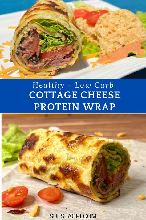 Looking for a delicious and healthy low carb option? Try this Low Carb Cottage Cheese Protein Wrap, perfect as a keto flatbread for breakfast sandwiches or even as a pizza crust! Made with simple ingredients, this versatile recipe is packed with protein and flavor, making it a great choice for any meal. Easy to make and incredibly satisfying, this wrap will quickly become a staple in your kitchen. Pin now and enjoy a guilt-free, tasty treat! Flatbread Wraps, Keto Flatbread, Cottage Cheese Protein, Protein Cottage Cheese, Easy Weeknight Dinners Healthy, Protein Wraps, Cheese Flatbread, Bread Alternatives, Cheese Wrap