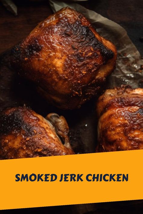 Discover the flavors of the Caribbean with this smoked jerk chicken recipe. Spicy, smoky, and utterly delicious. Smoked Jerk Chicken, Jerk Chicken Marinade, Smoked Chicken Recipes, Undercooked Chicken, Jerk Marinade, Jerk Chicken Recipe, Spice It Up, Jerk Chicken, Smoked Chicken