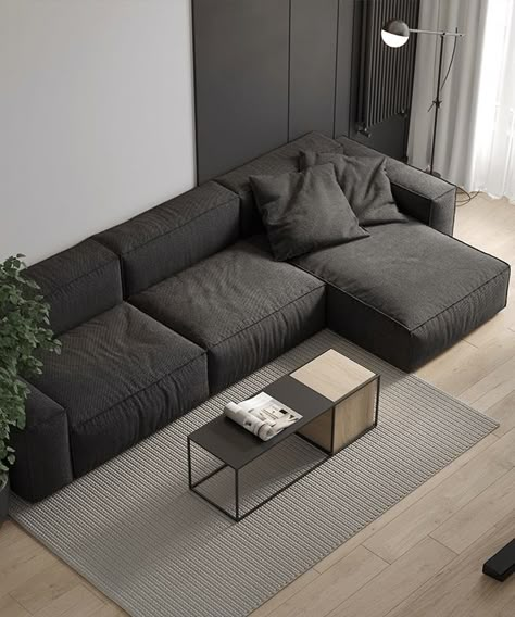 Sofas Ideas Living Room, Green Sofa Living, Sofa Design Ideas, Corner Sofa Design, Couch Design, Sofa Set Designs, Living Room Sofa Design, Home Design Living Room, Interior Modern