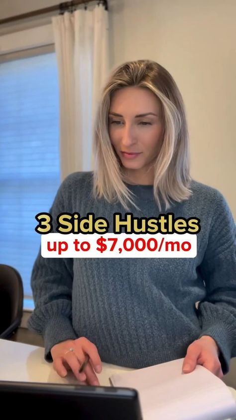 There are many legit ways to work from home and make money! I had no idea how to earn online when I was a beginner but within months, I made my first $500. Within my first year, I earned over $5,000 per month and I promise like you, I started with NO experience. Easy Side Hustle If You Are Broke And Lazy, Writing Side Hustles, Side Hussels, Side Hustles For Women, Easy Online Jobs, Money Plan, Money Makeover, Business Presentation Templates, Earn Money Online Fast