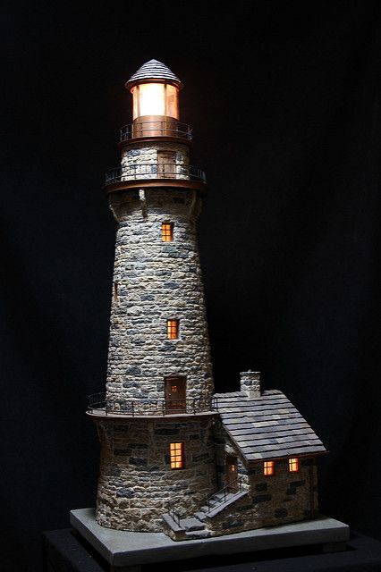 Untitled | pedro davila | Flickr Minecraft Lighthouse, Clay Pot Lighthouse, Lighthouse Crafts, Fairy House Diy, Lighthouse Pictures, Clay Houses, Tanah Liat, Fairy Garden Houses, Clay Pot Crafts