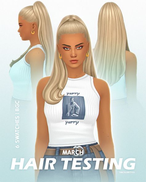 Simcelebrity00 Hair, Sims 4 Piercings, Hair Test, Sims Packs, Pelo Sims, Tumblr Sims 4, Tumblr Hair, Sims 4 Gameplay, Sims 4 Dresses