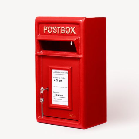 The Mailbox can be used for keeping newspapers, letters, parcels, couriers, etc when you are not at your home Parcel Box Design, Mail Box Design, Mail Box Ideas, Letter Box Design, Red Mailbox, Box Letters, British Gifts, Mailbox Design, Box With Lock