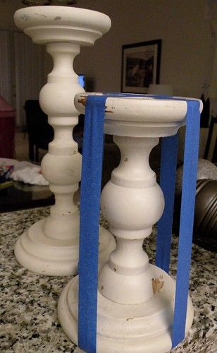 Wooden Candle Sticks - House of Hepworths Diy Candle Stand Ideas, Candle Stand Ideas, Candle Stick Decor Ideas, Candlestick Makeover, Candle Holder Makeover, Candle Stand Diy, Candlestick Arrangements, Candlestick Crafts, Diy Candle Sticks