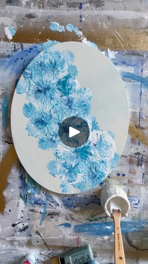 1.2M views · 98K reactions | DIY wall decor with acrylic paint and a balloon 🎈🎨👩‍🎨 #paintingprocess #canvasart #diyart | Studio Spindler | Texture Artist | Richard Carter · Le Monde Diy 3d Acrylic Paint, Ballon Painting Canvas, Ballon Acrylic Painting, Painting With Balloons Canvases, Painting With Balloons, Acrylic Painting Using Balloons, Balloon Painting, Easy Canvas Painting, Craft Classes