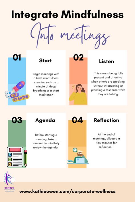 Do you ever feel like the demands of your job are overwhelming, leaving you stressed and less productive? You're not alone.  Learn practical mindfulness techniques, how to integrate them into meetings, and the benefits of mindfulness training. See real-world success stories from top companies.   #CorporateWellness #Mindfulness #WorkplaceWellness #StressManagement #Productivity Wellness At Work, Benefits Of Mindfulness, Mindfulness Training, Fulfilling Career, Workplace Wellness, Corporate Wellness, Employee Wellness, Mind Heart, Mindfulness Techniques