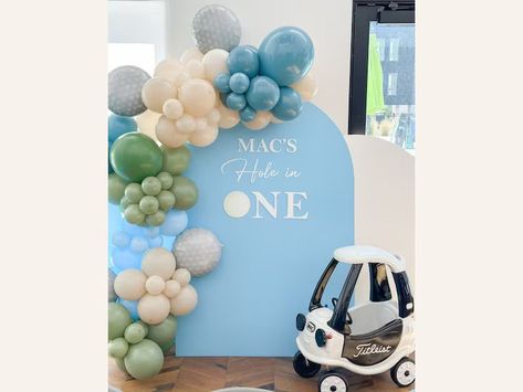 Hole in One Birthday Party Decor, Golf Balloon Arch, Masters Birthday Decorations, 1st Birthday B... | Etsy (US) Home In One Birthday, Golf Birthday Backdrop, Hole In One Balloon Arch, Golf Birthday Decorations, Hole In One Backdrop, Hole In One First Birthday Backdrop, Golf Balloon Arch, Arch Balloon Garland, Hole In One First Birthday