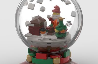 Grimmauld Place, Lego Winter, Christmas Snow Globe, Lego Christmas, Amazing Lego Creations, Little Christmas Trees, Christmas Snow Globes, Lego Creator, Lego Ideas