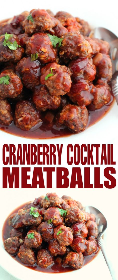 Cranberry Cocktail Meatballs are a great holiday appetizer - perfect flavours for thanksgiving, christmas and more! Christmas Meatballs, Cocktail Snacks, Themed Recipes, Cocktail Meatballs, Appetizers Christmas, Beef Meals, Entertaining Food, Christmas Delights, Christmas Feast