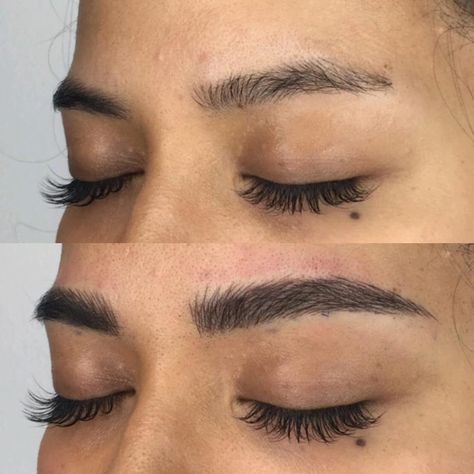 Your Accessible Guide to Micro-Blading Makeup On Face, Earthy Makeup, Stuff To Script, Eyebrow Hair Transplant, Eyebrow Goals, Microbladed Brows, Eyebrow Tips, Brown Girl Makeup, Phibrows Microblading