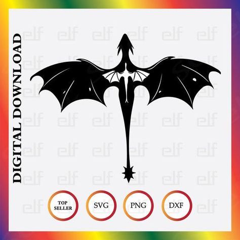 $2,28 Tattoo Svg, Dragon Svg, Dragon Clipart, Stencil Svg, Mythological Animals, Dragon Silhouette, Flame Design, Fourth Wing, Animal Svg