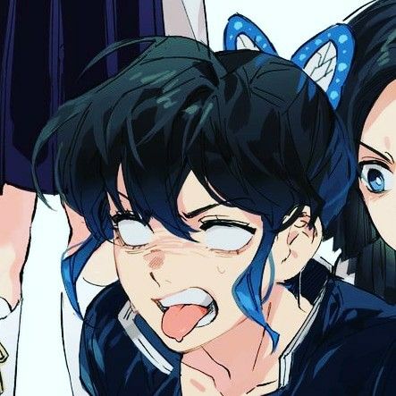 Inosuke Pfp, Kimetsu No Yaiba, Funny, Anime, Blue