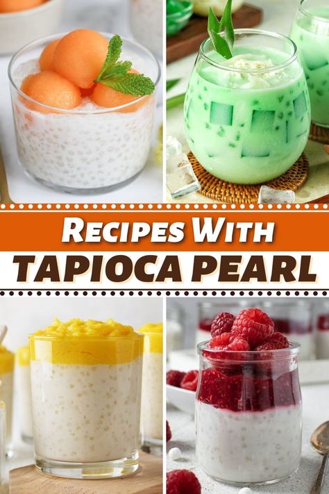 Desserts With Tapioca Pearls, Asian Tapioca Dessert Coconut Milk, What To Do With Tapioca Pearls, Thai Tapioca Pudding, Tapioca Pearl Dessert, Small Pearl Tapioca Recipes, Asian Tapioca Dessert, Minute Tapioca Recipes, Tapioca Breakfast Recipes