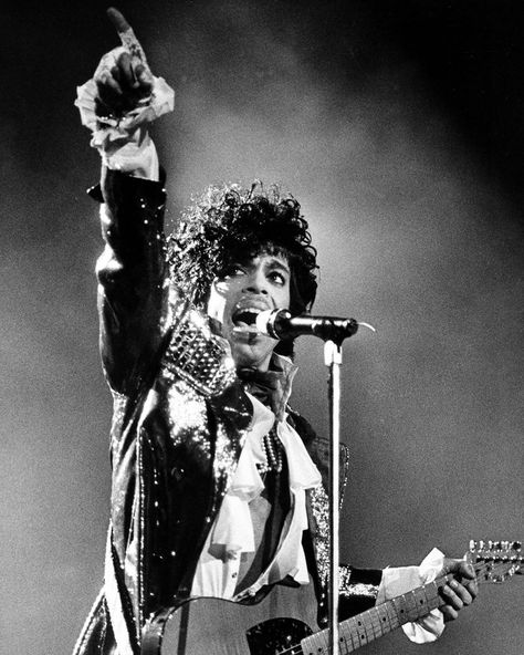 @prince and The Revolution perform at the Riverfront Coliseum in Cincinnati, Ohio on January 21, 1985 during the Purple Rain Tour • Photo… Prince Poster, Happy Birthday Prince, Mavis Staples, Prince Concert, Prince And The Revolution, Prince Tribute, Sheila E, Celebrity Prints, Fabulous Quotes