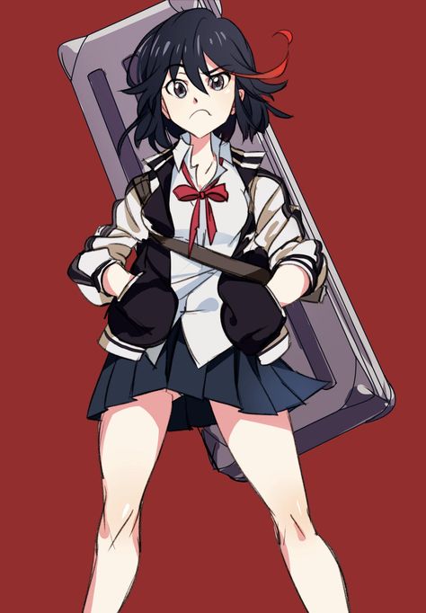 ryuko matoi - fanart by nirak1203 | Kill la Kill | Know Your Meme Ryuuko Matoi, Kill La Kill Cosplay, Kill A Kill, Kill La Kill Art, Ryuko Matoi, Satsuki Kiryuin, Kill La Kill, Manado, One Punch Man