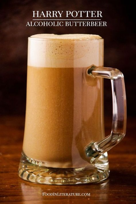 Butterbeer Recipe Alcoholic, Butter Beer Recipe, Alcoholic Butterbeer, Harry Potter Butter Beer, Butterbeer Recipe, Butter Beer, Beer Recipe, Harry Potter Food, Festa Harry Potter