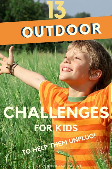 Outdoor Challenges For Kids, Challenges For Kids, Games Outdoor, Limiting Screen Time, Independent Activities, Teaching Special Education, Building Confidence, Spring Fun, School Holiday