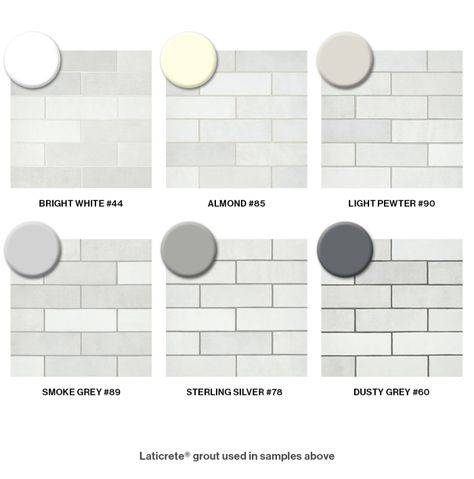 Light Grey Grout Bathroom, Light Color Backsplash Kitchen, White Tile With Grey Grout Bathroom, Subway Tile With Light Grey Grout, Subway Tile Light Grey Grout, White Tile Light Grey Grout, Pewter Grout Subway Tile, Light Grey Grout White Subway Tile, White Tiles With Grey Grout