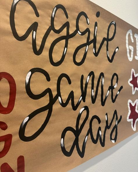 We LOVE game days around here!!! Order your game day banners in advance for any school! Game days banners make the cutest decor & make for great pictures as well!!! Message me to order 🤍🏈🌟 Gameday Banner, Game Day Banner, Painted Banner, Paper Banners, Love Games, Butcher Paper, Football Game, Brown Paper, Football Games