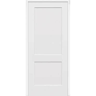 33.5 in. x 81.75 in. Primed 2-Panel Flat Single Interior Door Interior Doors 2 Panel, 2 Panel Interior Door, Two Panel Interior Door, 2 Panel Interior Doors, Interior Closet Doors, Prime And Composite, Prehung Interior Doors, Panel Interior Doors, Hollow Core Doors