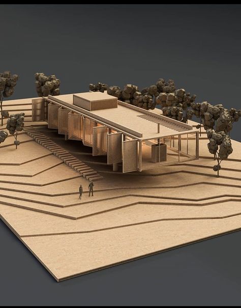 Residence Model, Maquette Architecture, Conceptual Model Architecture, Architecture Design Process, Timber Architecture, Concept Models Architecture, Pavilion Design, Conceptual Architecture, Architectural Model