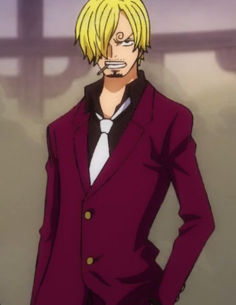 Sanji In Suit, Sanji Red Suit, Sanji Outfit, Sanji Onigashima, Wano Outfit, Outfits For Big Men, Titan Aesthetic, Pic Wall, Maroon Suit