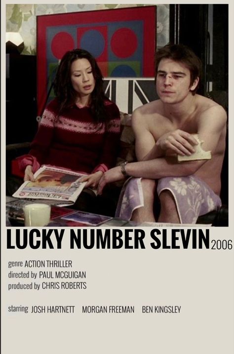 Lucky Number Slevin, Romcom Movies, Indie Movie Posters, Movies To Watch Teenagers, Iconic Movie Posters, Movie To Watch List, New Movies To Watch, Movie Club, Girly Movies