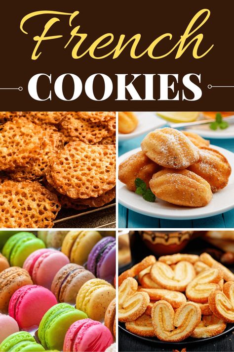 While French cookies aren’t as wildly popular as croissants, the former has a special place in the heart of French people and cookie lovers like me!From soft macarons, chocolatey meringues to savory palmiers, I have cookie recipes that you will actually want to make. #cookies #frenchfoods French Cookies Recipes, French Cookies Traditional, French Christmas Cookies, French Biscuits, Savory Palmiers, International Cookies, French Recipes Authentic, French Cooking Recipes, German Cookies